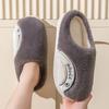 Осень и зима хлопковые тапочки женские пара домашние домашние домашние нескользящая толстая подошва теплые послеродовые плюшевые мужские