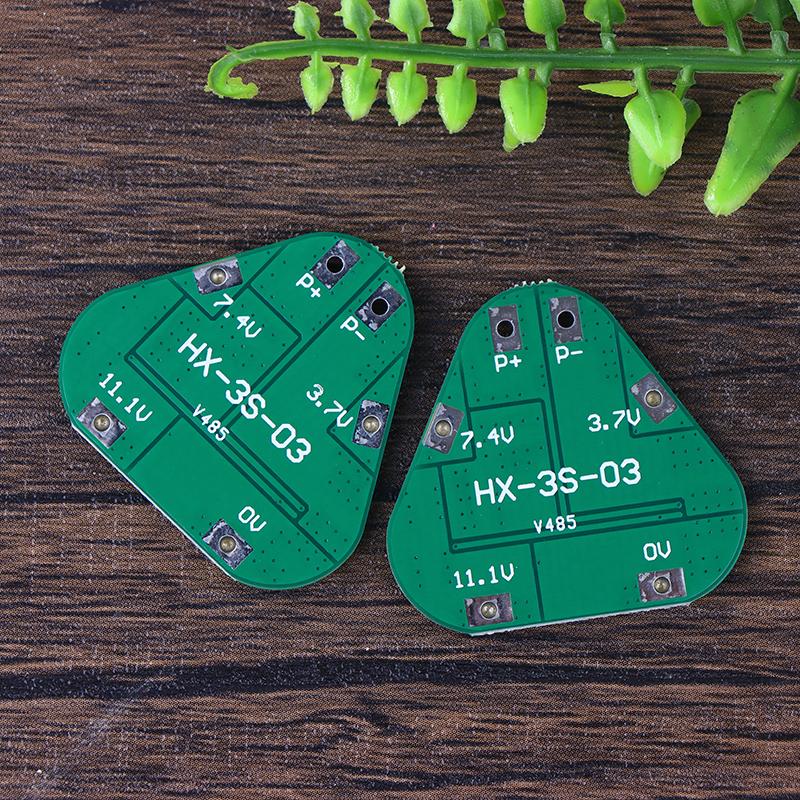 1/3/5 шт. 3S 12 В Плата защиты литиевой батареи 18650 11,1 В 12,6 В Защита от перезаряда и переразряда 8 А 3-элементный аккумуляторный блок Литий-ионный