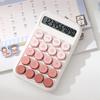 Retro Mechanical Calculator 10-Digit LED Display Calculator with Tilt Screen Tactile Keyboard Student Calculator for Office School