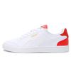 Shuffle Low Top Skate Shoes Unisex Sneakers White Red 309668-06