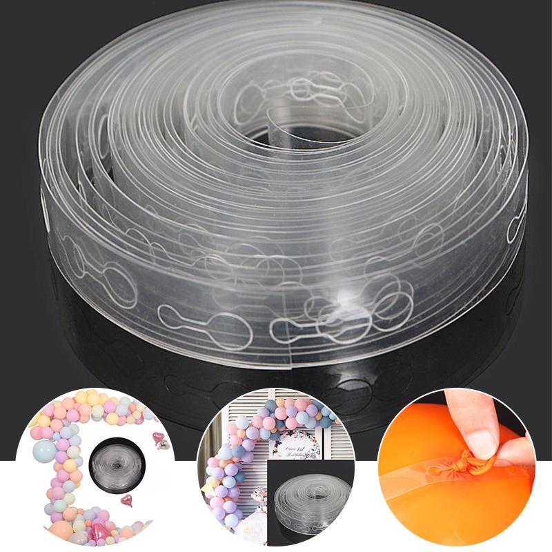 Balloon Accessories 5M Balloon Chain Ribbon Dot Wedding Party Birthday Background Decoration Balloon Chain Arch Happy Birthday KTY