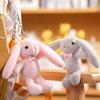 Плюшевый Заяц Кавайи Брелок Милый Мультяшный Кролик Любовь Помпон Брелок Игрушка Женская Сумка Брелок для Автомобиля Подвеска для Мобильного Телефона Украшение Подарок