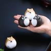Dog Tea Pet Crafts Kungfu Sculpture for Tea Lovers Color-Changing Tea Tray Decor Water Dispenser Hot Water Decorative Ornament