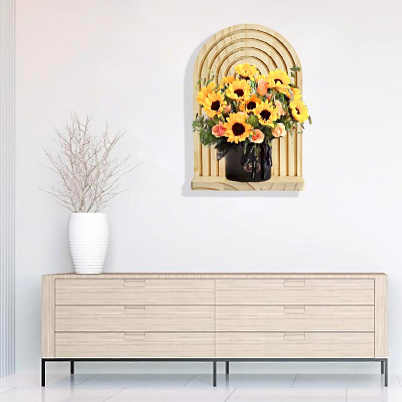 29,5 см*19,5 см настенные украшения в стиле фермерского дома декоративные натуральные материалы коридор дерево DIY домашнее украшение