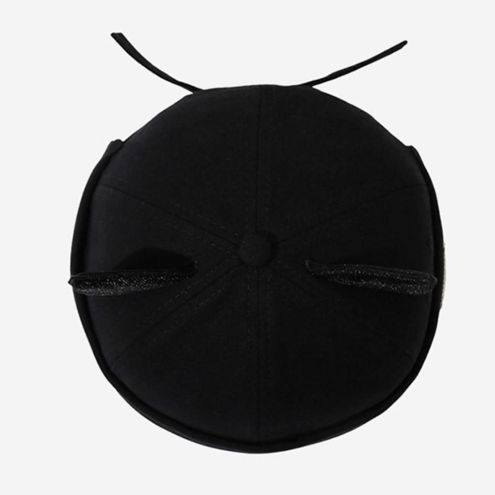 Cute Cat Ears Brimless Hat Adjustable Woman's Landlord Hat Creative Solid Color Docker Hat Camping