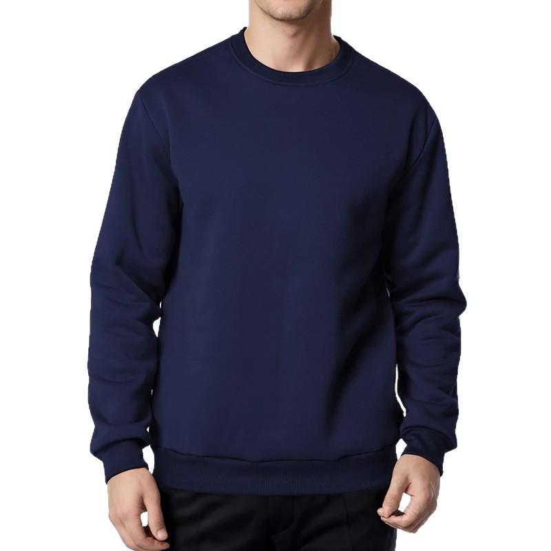 Mens Oversized Casual Sport Hoodie Long Sleeve Crewneck Sweatshirt Fall Fitness Gym Walking
