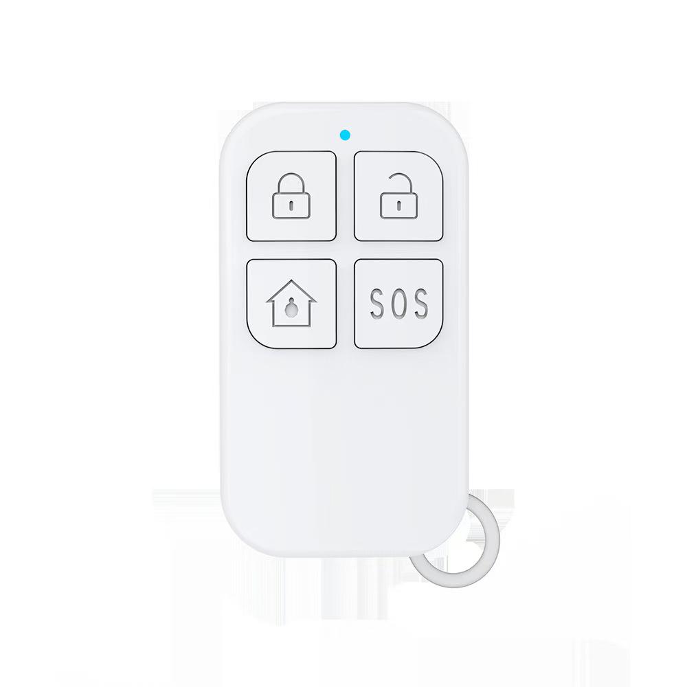 Tuya 4G+WiFi Противоугонная система сигнализации с 7-дюймовым сенсорным экраном и беспроводным GSM-пультом дистанционного управления
