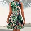 Women's Casual Sleeveless Sundress Plain Long Summer Beach Maxi Dress