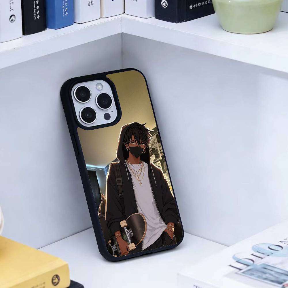 Чехол для телефона Dark Aesthetic Chill Guy для iPhone 14,16,15,13,17,12,Plus,Pro,Max Магнитный для Magsafe Матовый Чехол