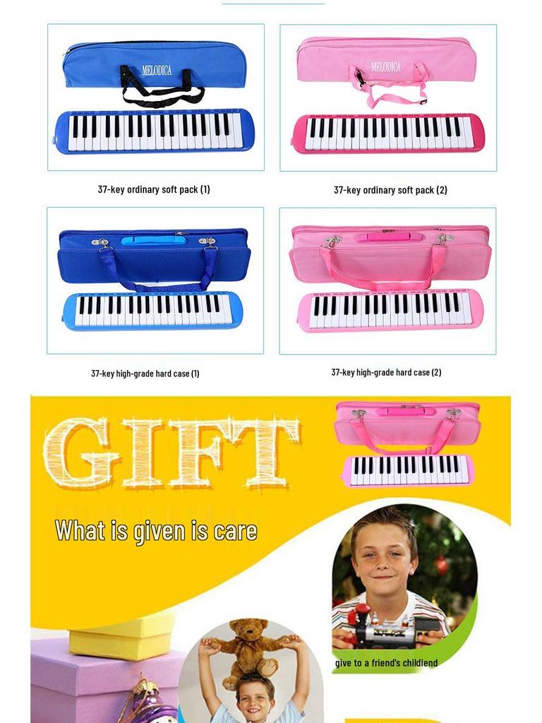 Meodica 37-Key Harmonica: Beginner Mouth Organ for Kids & Adults