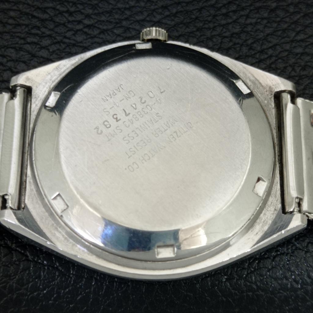 ВИНТАЖНЫЕ АВТОМАТИЧЕСКИЕ ЧАСЫ CITIZEN 8200 ЯПОНИЯ МУЖСКИЕ ЗЕЛЕНЫЙ ЦВЕТ ЦИФЕРБЛАТ a709333-1