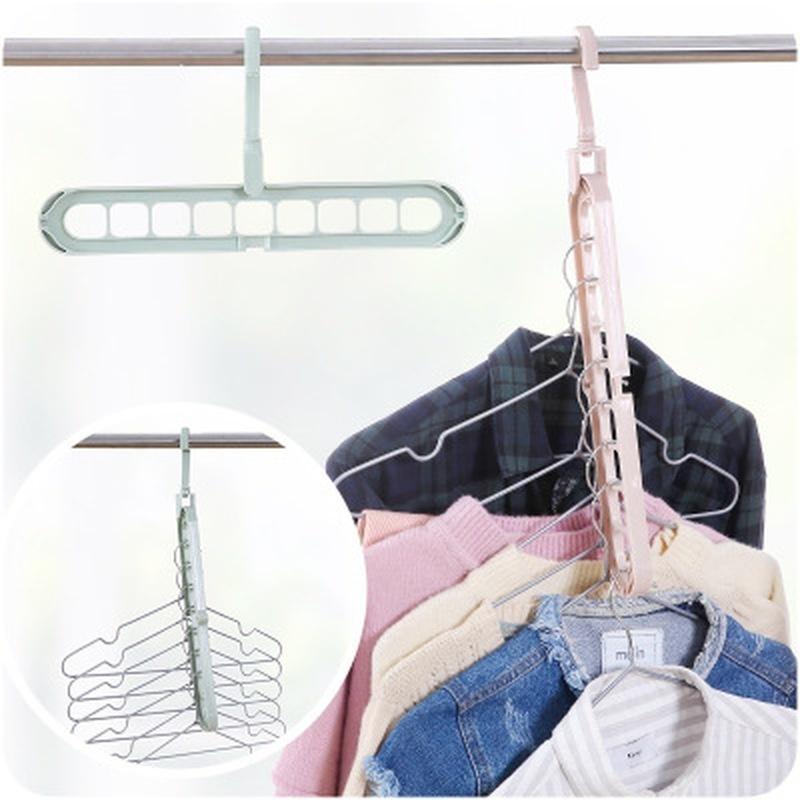 Home Storage Organization Clothes Hanger Drying Rack Plastic Scarf Clothes Hangers Storage Racks
