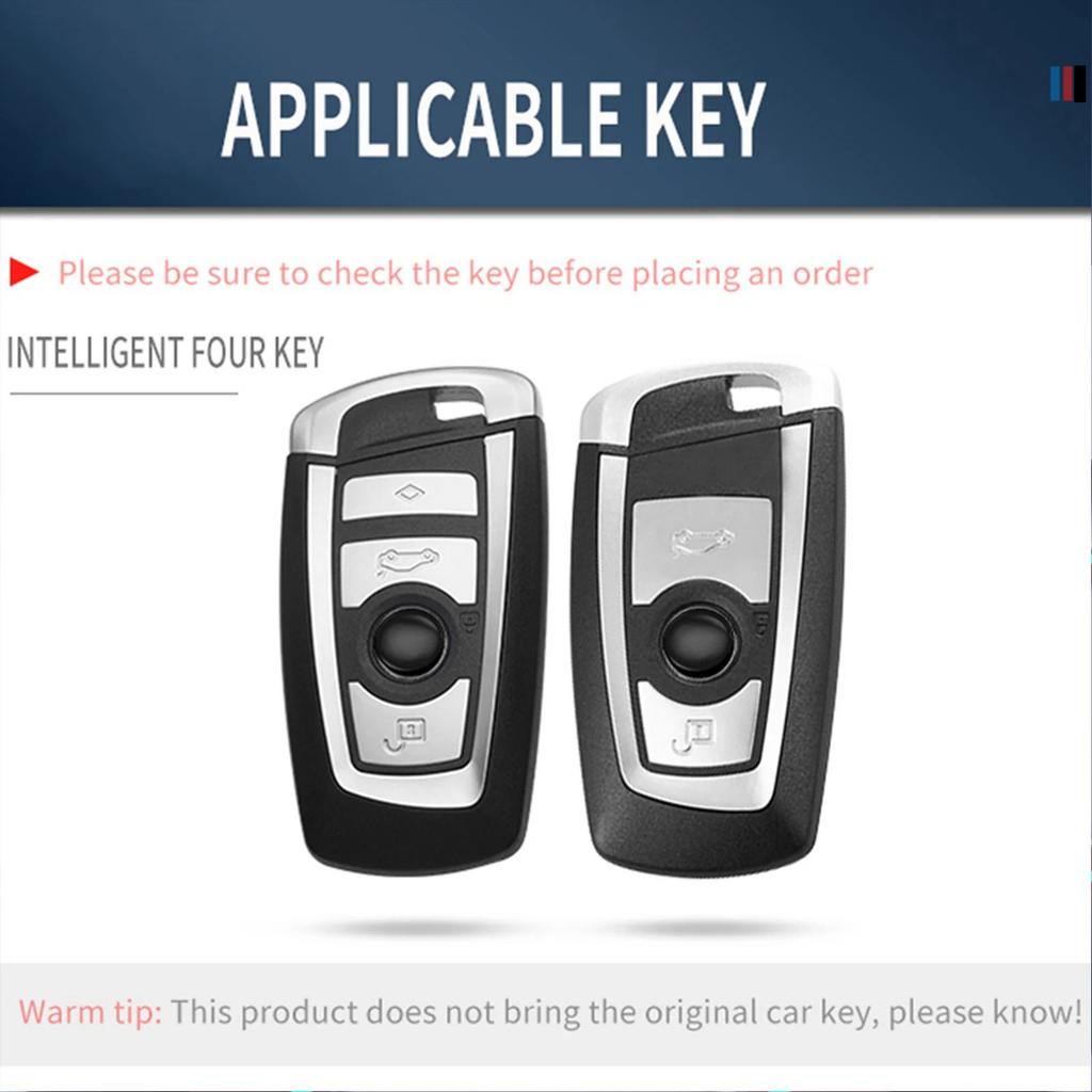 Carbon fiber PC Car Smart Key Fob Case Cover For BMW 3 4 5 Series GT 320i 530i 550i F20 F21 F30 F31 F25 F01 F10 M3 M4 keychain