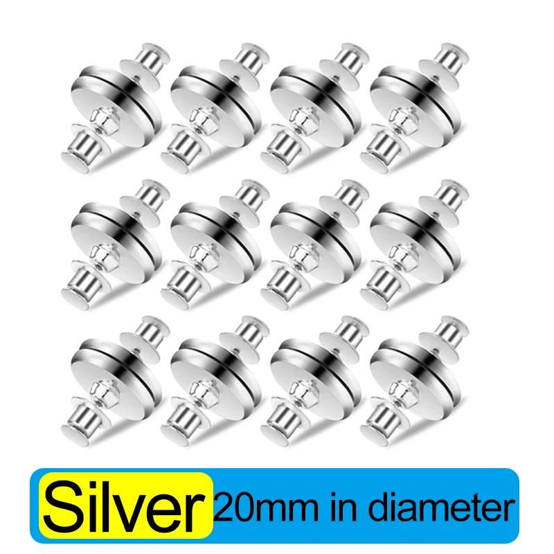 20x Strong Magnet Snaps Home Lightproof Curtain Magnet Snap Fastener Bedroom Magnetic Fixed Adsorption Buckle DIY Sewing Button