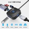 USB-концентратор BENFEI USB C с USB-разветвителем типа C со скоростью передачи данных 5 Гбит/с для Mac Flash Mobile HDD-концентратор, 4 порта 3.0 для передачи данных, MacBook, Pro, iMac, Surface, XPS, Drive,