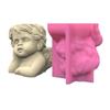 Cute Angel Silicone Mold  Succulent Flower Silicone Mold for  Crafts Unique Succulent  Candle Holders
