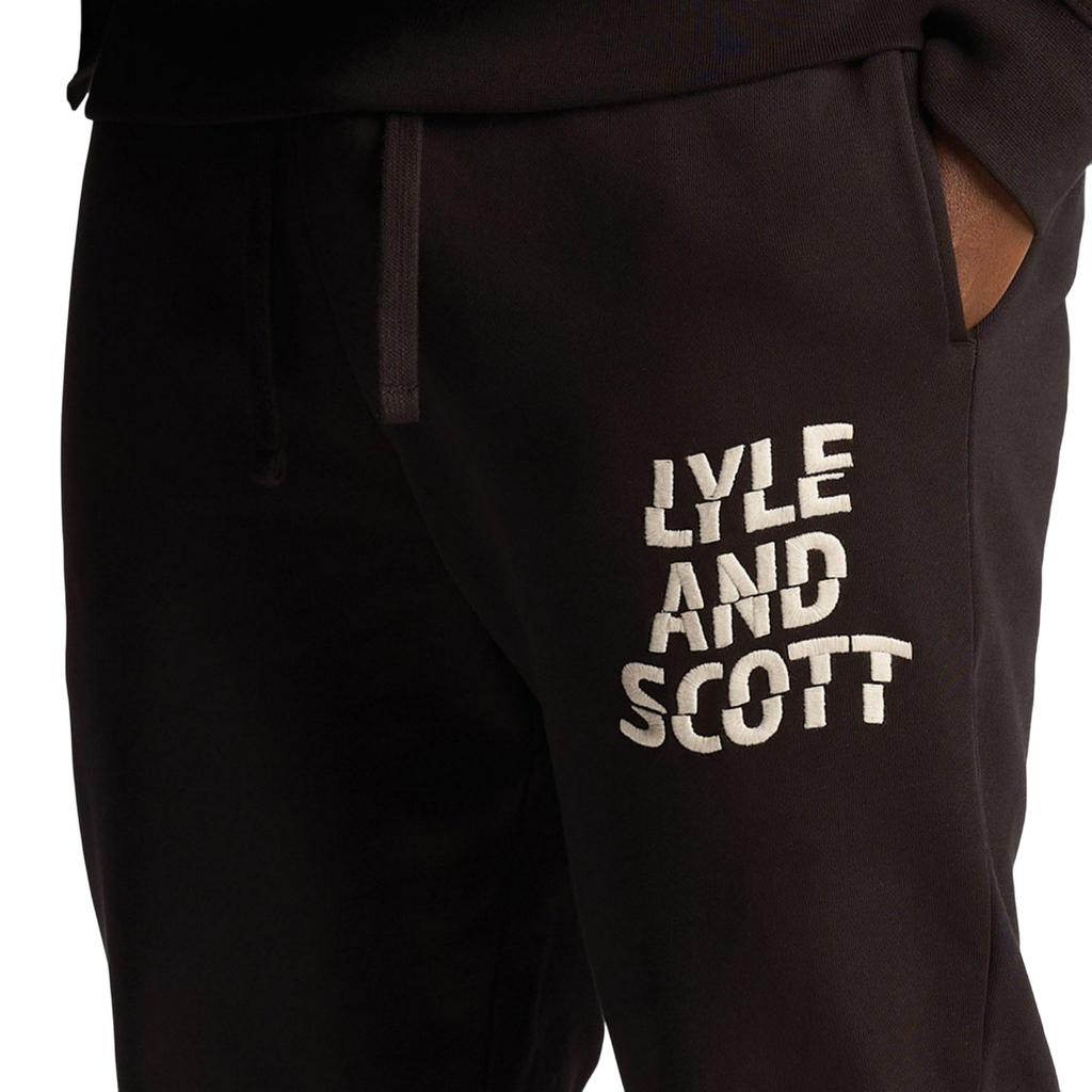 Lyle & Scott Mens Ripple Logo Jogging Bottoms
