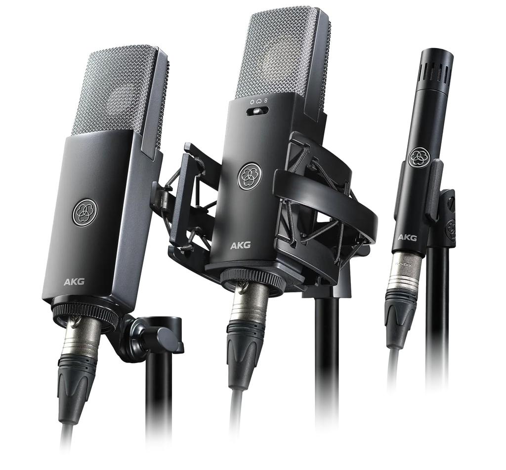AKG C104 Side-Address Condenser Microphone [For Vocal Recording/Instrument Recording/Podcasts/Video Production/Streaming/Narration/Web Conferencing/Br