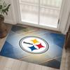 Pittsburgh Steelers Design Crystal Velvet Carpet Cozy Non?Slip Printed Rug For Bedroom Living Room Entrance