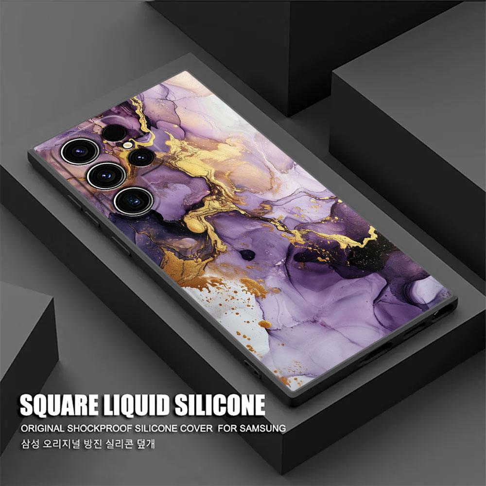 Акварельный Мраморный Узор S26Ultra Чехол Для Samsung Galaxy S26 S25 S24 S23 S20 S21 FE S22 Ultra Plus Чехлы Чехол Для Телефона
