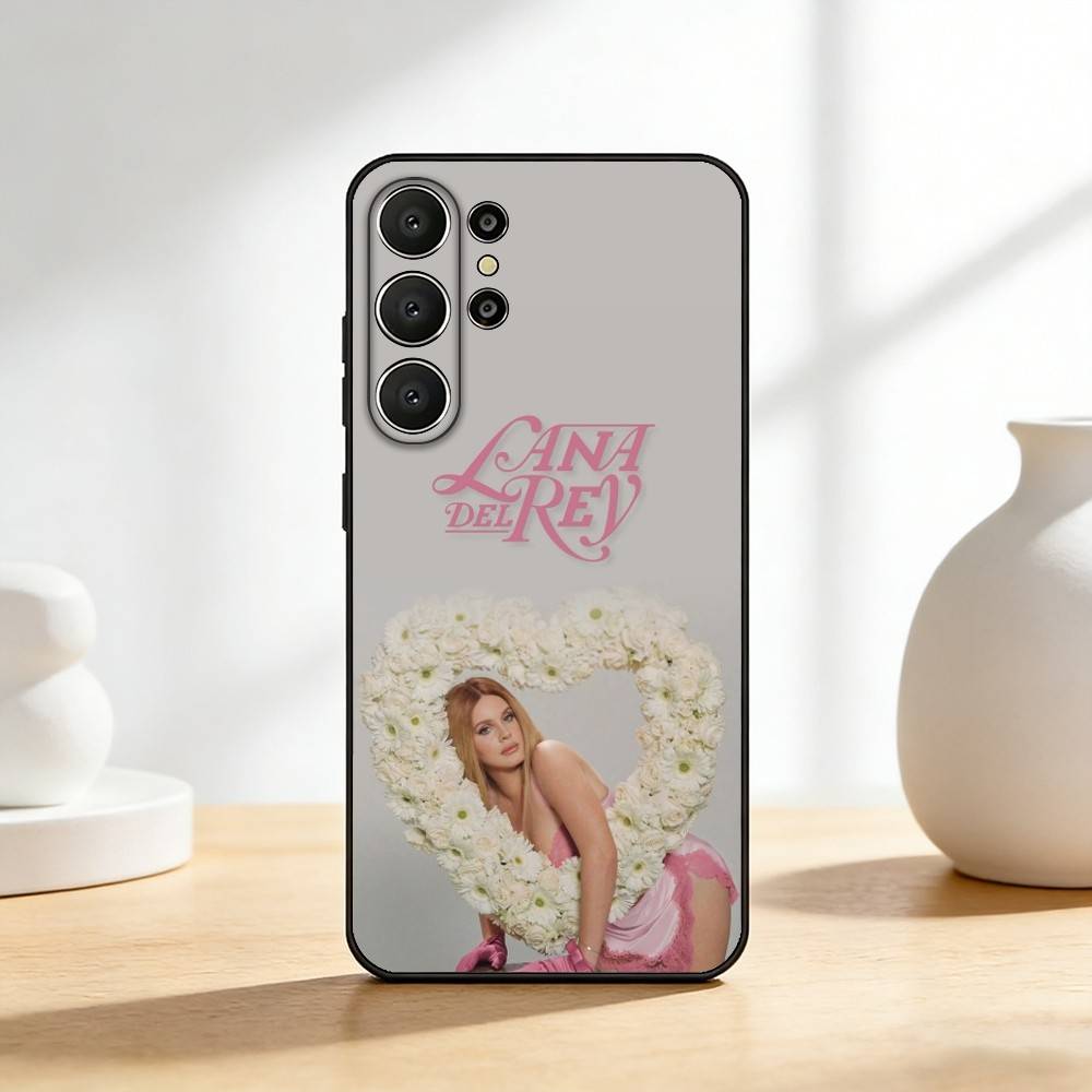 Чехол для телефона с изображением L-Lana D-Del R-Rey Для Samsung S26,S25,S24,S21,S22,S23,S30,Ultra,S20,FE,Lite,10,9, Черный чехол