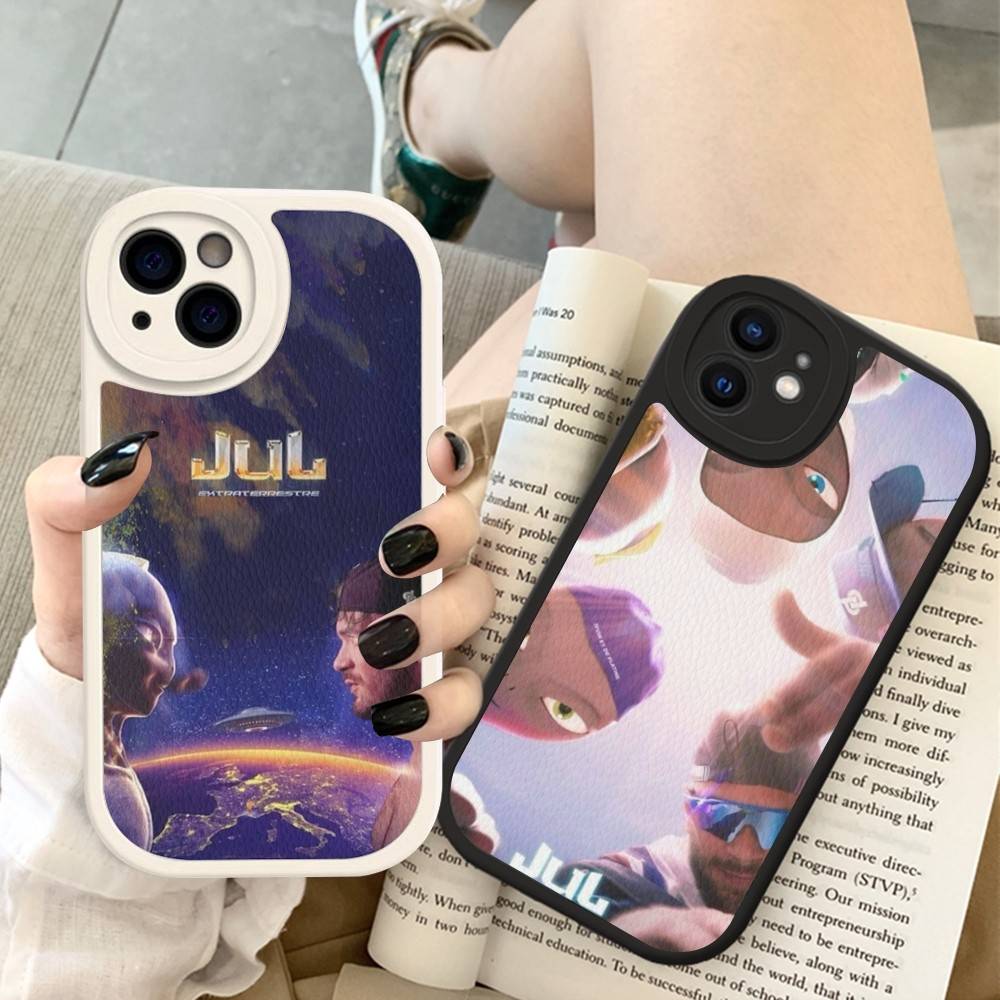 Чехол для телефона Rapper JuL C'est Pas Des Lol для iPhone 11 12 13 14 15 16 Pro Max Plus Кожаная обложка