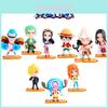 Коллекция мини-фигурок One Piece, идеально подходящая для топперов для торта и украшений.