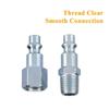1 шт. NPT 1/4 Быстроразъемное соединение Американский тип Металлическое соединение для шланга PM SM PF SF Пневматический фитинг-соединитель