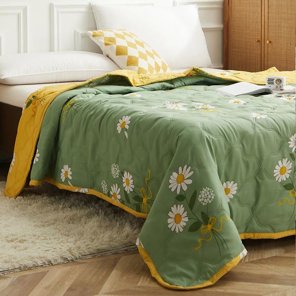 Уход за кожей Полировка Летнее прохладное одеяло Студенческое общежитие Стирка водой Хлопок Летнее одеяло для одного человека Одеяло с кондиционером Летнее тонкое одеяло