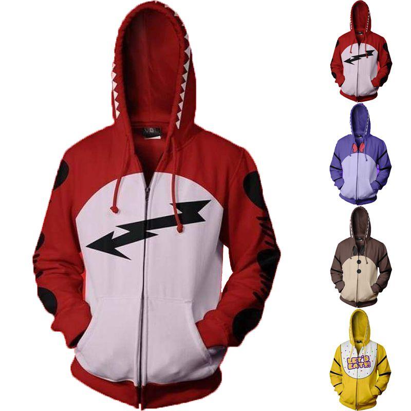 Премиальное худи для косплея Five Nights At Freddy's Fnaf с ярким узором