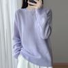 New Autumn and Winter Thickened Round-neck Small Cutout Knitted Sweater for Women with A Round Neck