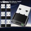1-10PCS Mouse Jiggler Undetectable Mouse Mover Shaker Simulate Mice Driver-Free Keeps Computer PC Laptop Awake ON/Off Button