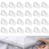 12Pcs/Set Tablecloth Clip Clear Plastic Heavy Duty Windproof Universal Dining Table Cover Holder Clamp Kitchen