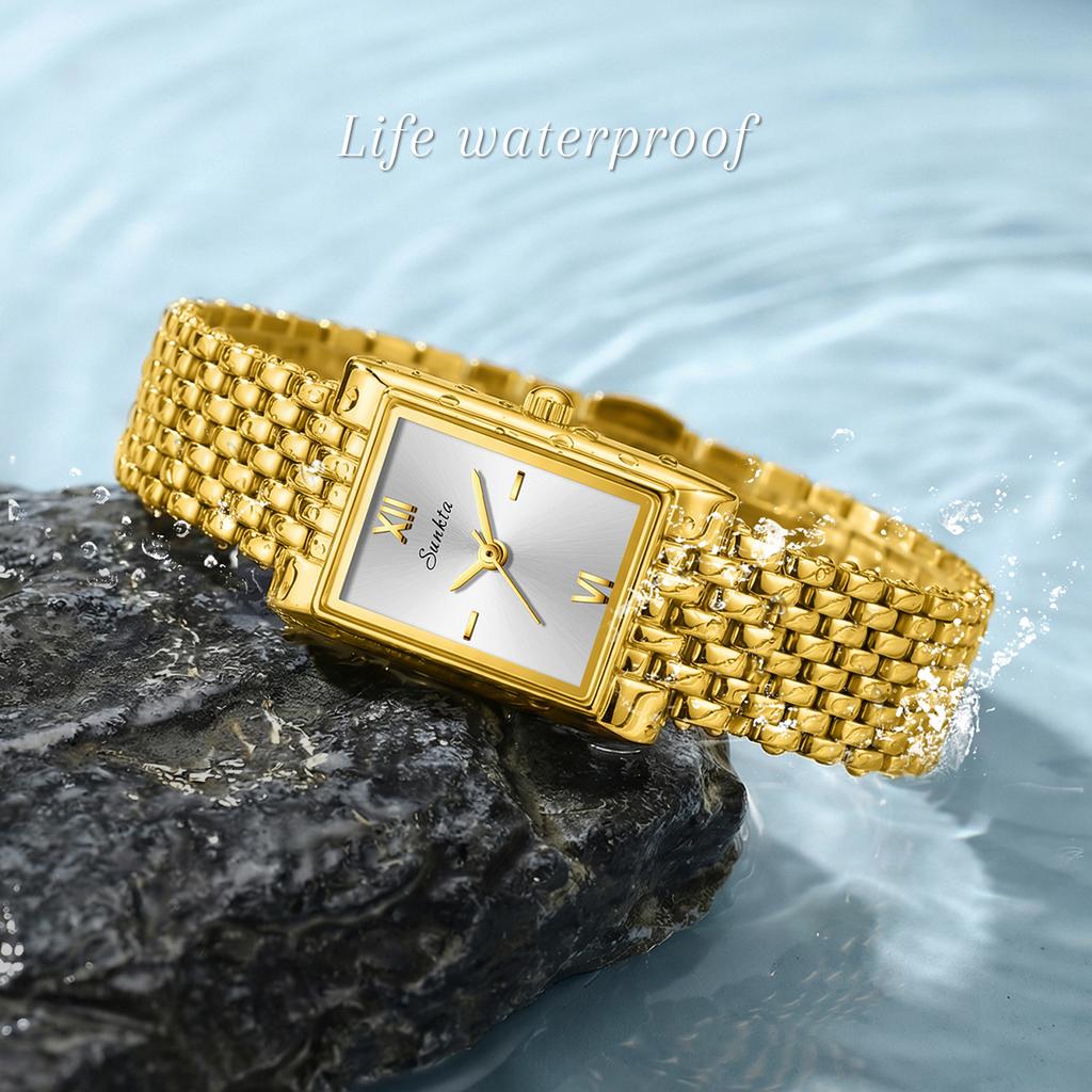 SUNKTA Women's Watch Elegant Fashion Retro Ladies Watch Casual women's quartz wrist watch Watch for Women reloj de mujer
