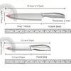 Нож шеф-повара Кухонные ножи из нержавеющей стали Многоцелевой кухонный нож Нож для дыни Фруктовый нож Мясной нож Нарезка Кухня Приготовление пищи