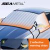 Car Windshield Snow Cover Sunshade Frost Protection Folding Universal Car SUV Winter Front Windshield