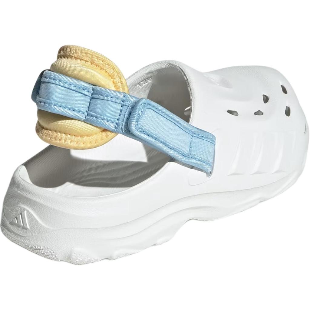 adidas Maxxclog K Белые Прозрачные Небесно-оранжевого оттенка Детские Кроссовки Основной Белый JR0099