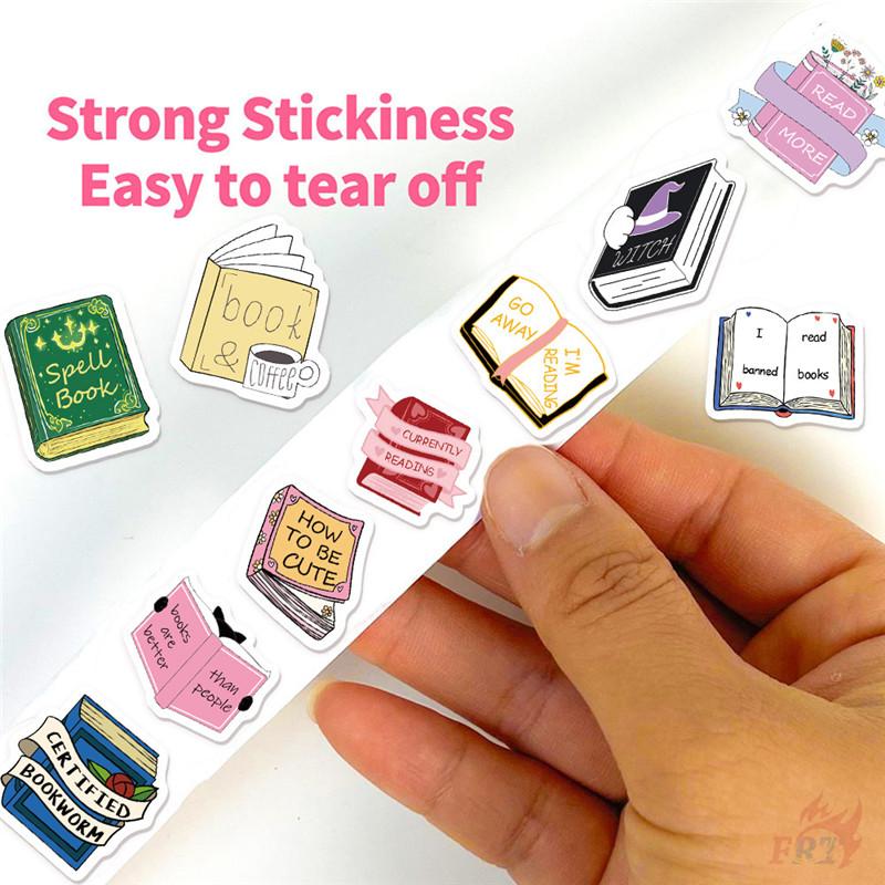 500Pcs/Roll Funny Bookish Art Kids Rewards Stickers - DIY Scrapbooks Album Decor Sealing Label Decals