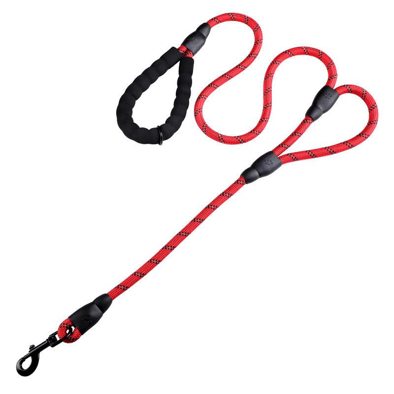 Pioneer Rope Petcore Dog Leash Traffic Padded Two Handle Heavy Reflective Double