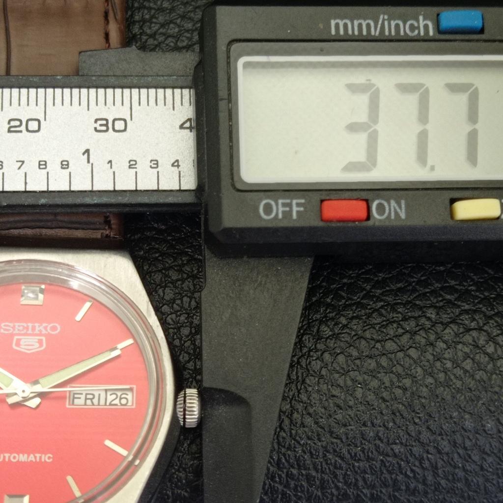 ВИНТАЖНЫЕ МУЖСКИЕ ЧАСЫ SEIKO 5 AUTOMATIC 6319A ЯПОНИЯ ЦИФЕРБЛАТ КРАСНОГО ЦВЕТА a701216-5 R206a-a701216