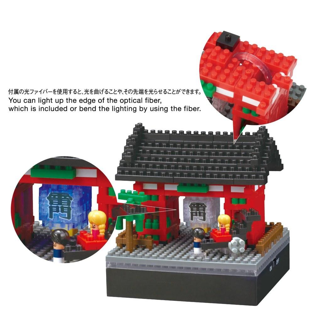 Kawada Nano Block Светодиодный Каминаримон из Молниеносного Волокна NBH_157