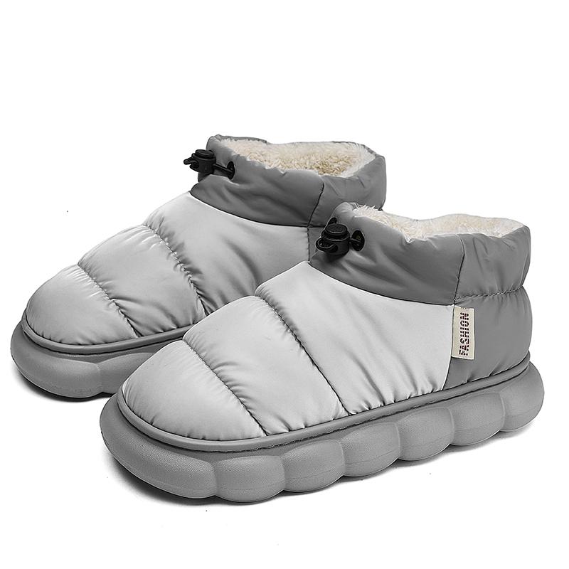 Мужская теплая зимняя хлопчатобумажная обувь. Женские теплые меховые домашние тапочки. Нескользящие плюшевые тапочки из ЭВА. Домашняя обувь для пар на толстой подошве. Шлепанцы. Детские тапочки.