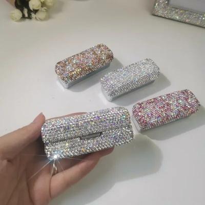 Blingbling металлическая коробка для таблеток, органайзер для таблеток, аптечка, таблетка, витамины, многофункциональная коробка для хранения, дорожная шкатулка для ювелирных изделий с зеркалом