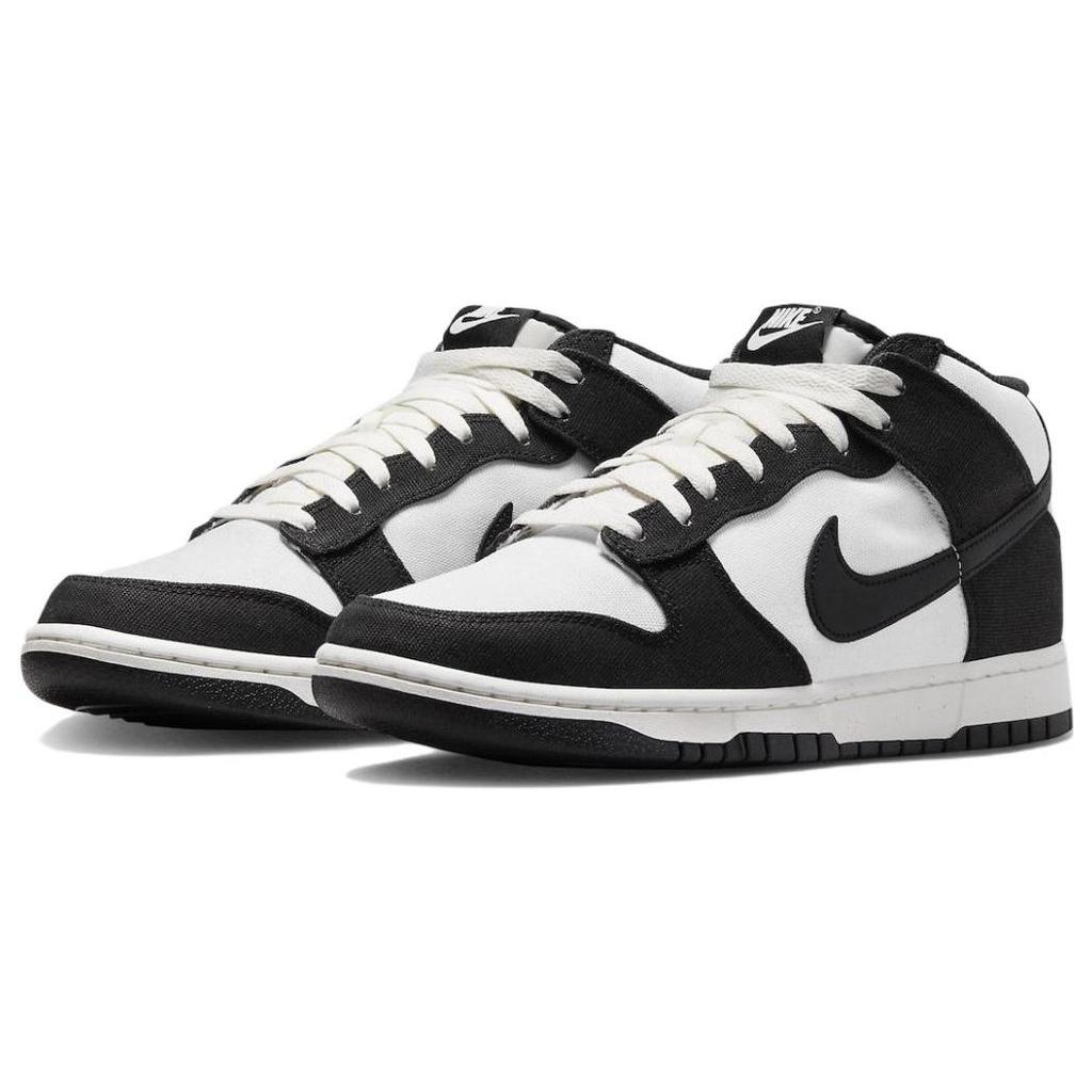 Nike Dunk Mid Canvas Panda DV0830-102