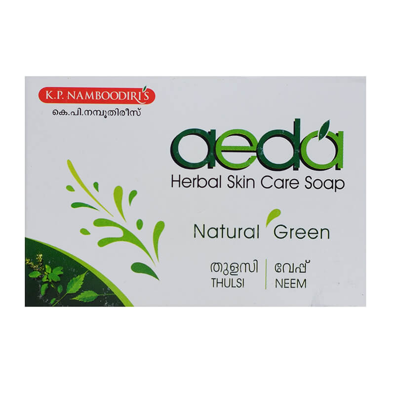 Натуральное мыло с Нимом и Тулси (75 г), Herbal Thulsi Neem Soap, K.P. Namboodiri's