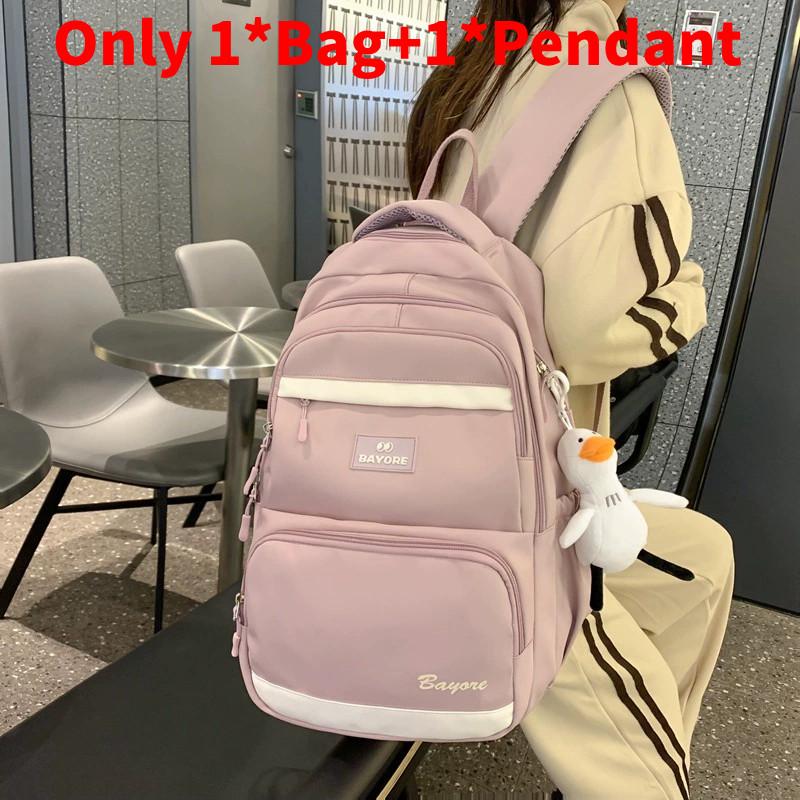 Рюкзак с узором Bayore, многосекционный, эргономичный, повседневный школьный рюкзак