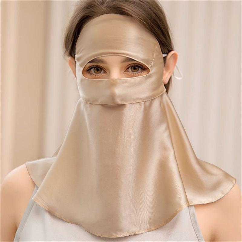 Шелковица шелковица Facekini: Маска для защиты лица и шеи от ультрафиолета и дыма для женщин