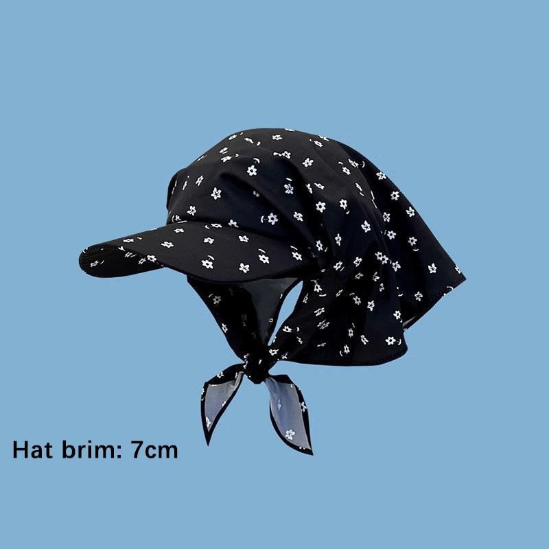 Японские свежие цветочные принты на ремне, головные платки, шапки для женщин, весна и лето, путешествия, универсальные солнцезащитные шляпы