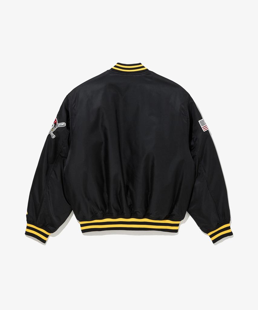 New Era Mlb Pittsburgh Pirates Authentic Stadium Jacket Black