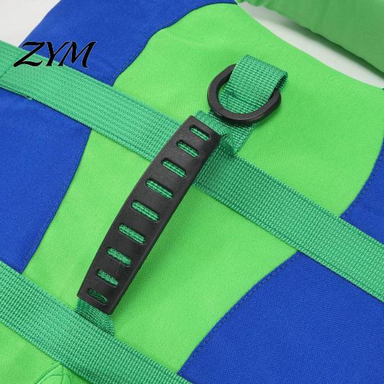 Adjustable Dog Swim Vest Life Jacket with Chin Float, Straps, Rescue Handle, High Swimming Support Buoyancy Pet Floating for Small Medium Large